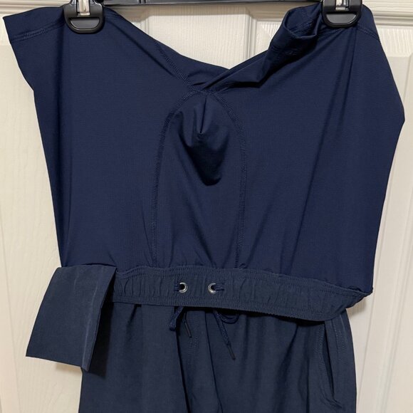 J. Crew Factory Blue Swim Trunks 2-in-1 - Picture 4 of 5